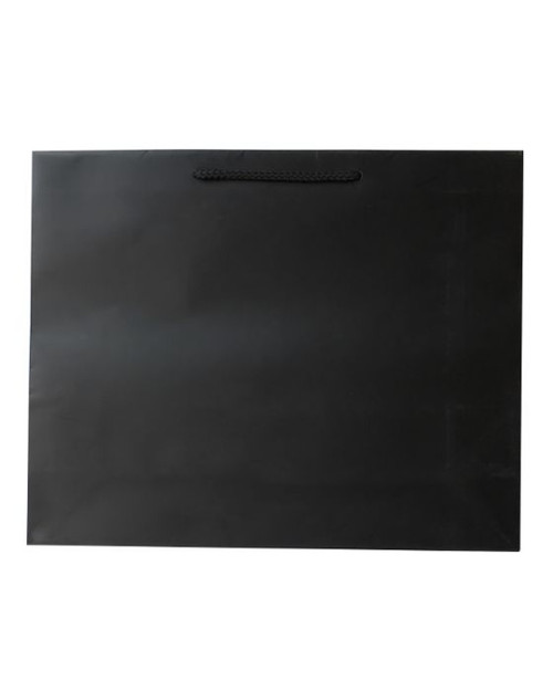 Laminated Matte Madison Black Paper Bag