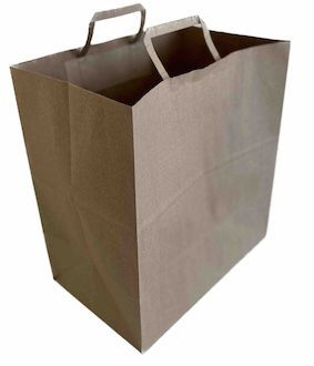 Uber style Bag 305x 305 Flat Handle Ctn 250