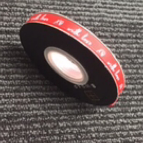 Grosgrain Ribbon with Love Red