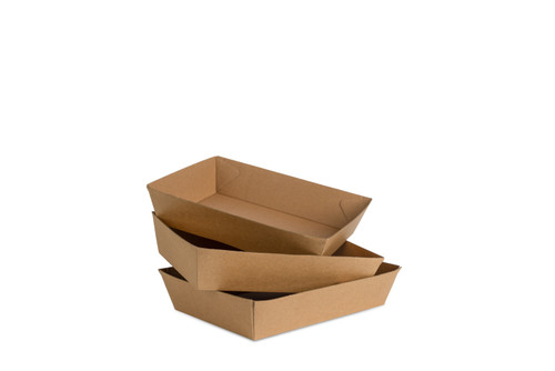 NATURALPAK FOOD TRAY # 3  180 X 134 X 45