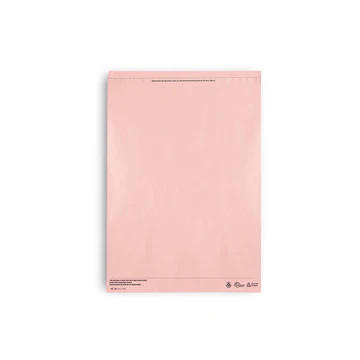 Large Recycled Plastic Mailing Satchel- Pink