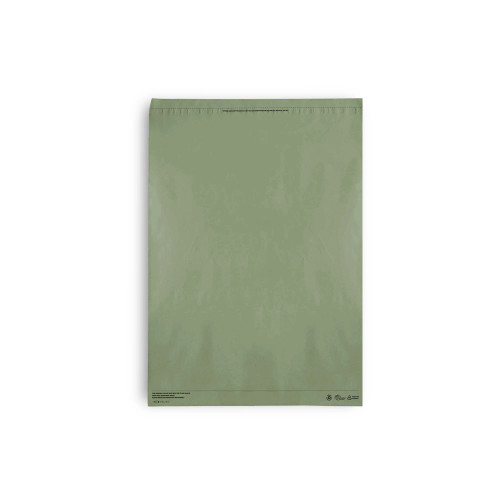 Extra Large Recycled Plastic Mailing Satchel-Green