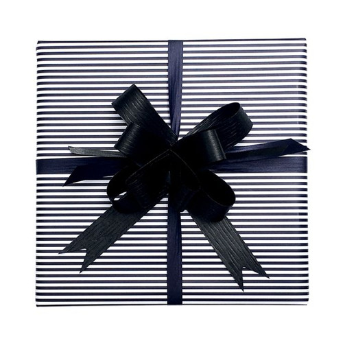 Dress Stripe Wrap Navy
