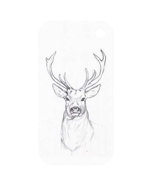 Gift Tags Deer On White