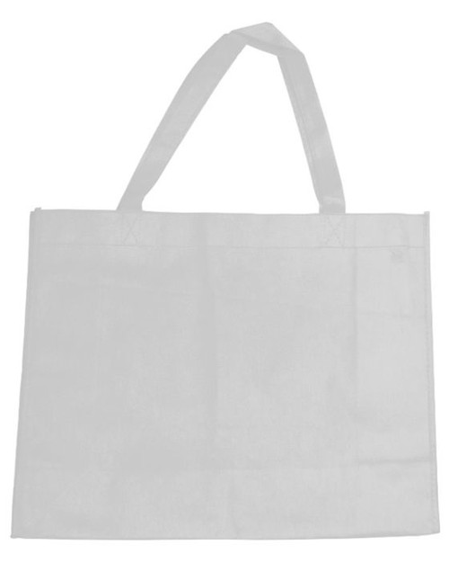 Reusable Nonwoven Bright White Large Bag