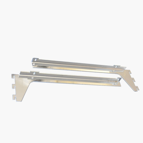 Shelf Bracket Suit 40mm Pitch Angled Pair Cairns Shop Supplies