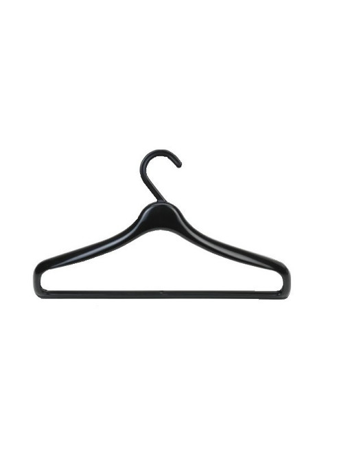 Wet Suit Hanger Rigid Plastic Black  - Ctn 100