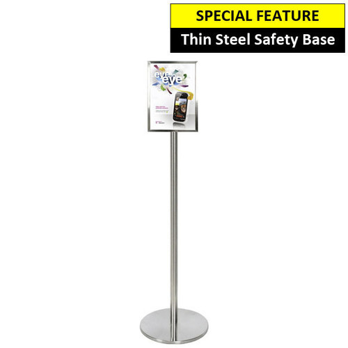 Stainess Steel A4 Sign Post