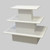 Display Merchandising Table 3 tier White