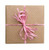 Swiss Dot Wrap on Kraft Pale Pink