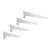 Shelf Brackets Chrome 40mm Pitch    400mm