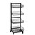 Display Stand with 4 wire baskets on castors