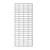 Slat Grid Mesh Panel - White600w x 1800h