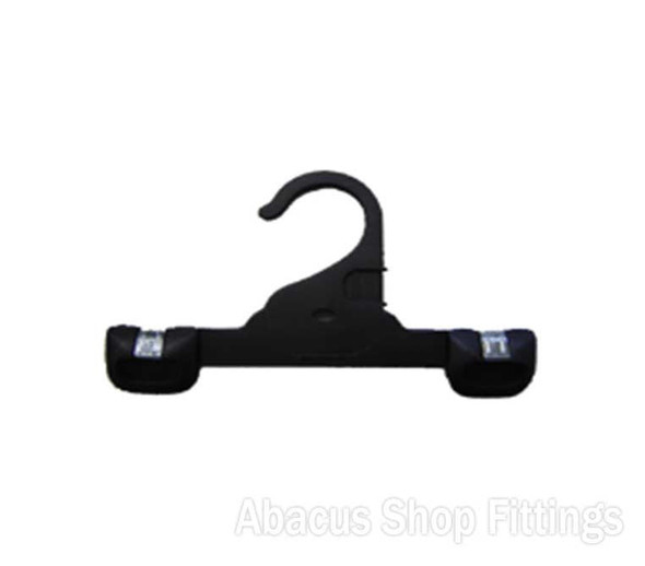 Black Plastic Clip Hanger (Pack of 10)