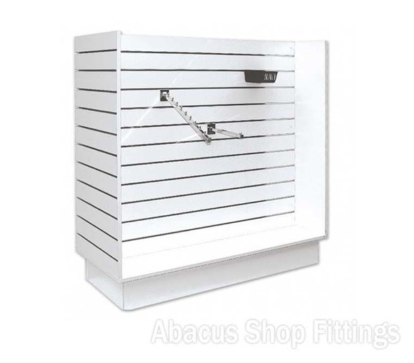 SLATWALL GONDOLA H-UNIT - WHITE