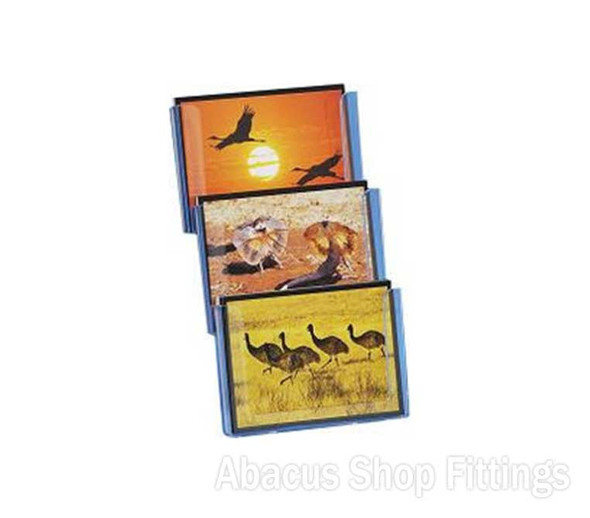 POSTCARD COUNTER DISPLAY - 3 HORIZONTAL