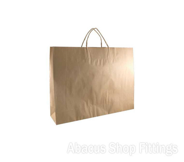 KRAFT PAPER BAG BROWN - EXTRA LG BOUTIQUE Ctn/150