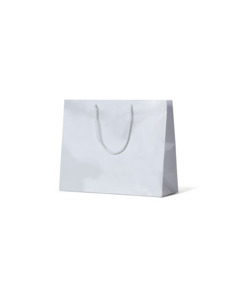 Laminated Gloss Madison White Paper Bag