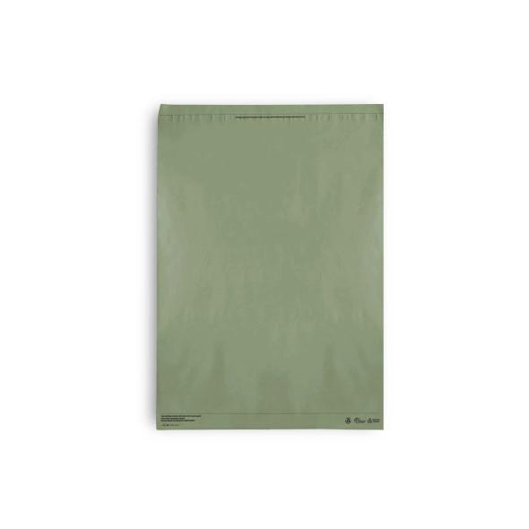 Extra Large Recycled Plastic Mailing Satchel-Green