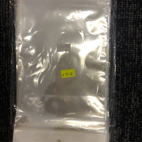 Hang Sell Cello Reseal Bag 134mm X 184mm 100PC