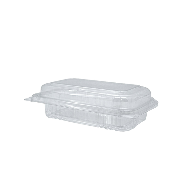 RPET Salad Pack Clear Hinged Large  200 x 130 x 55      Pk 50