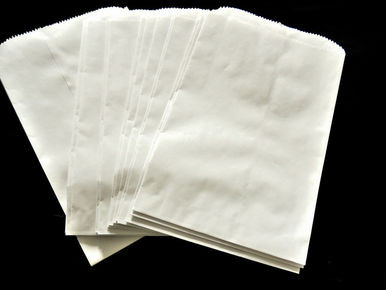 #3 Flat Paper Bag White 243mm x 200mm                                                         Pack 500 ( Medium )