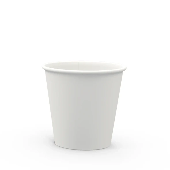 NatPak WHITE Single Wall 8oz Hot Cup - 1000ctn