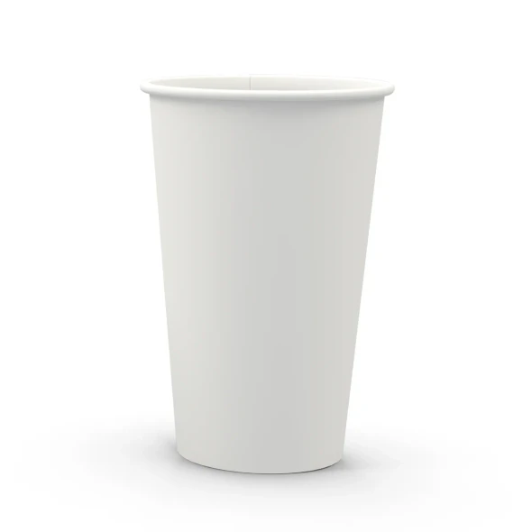 NatPak WHITE Single Wall 16oz Hot Cup - 1000ctn