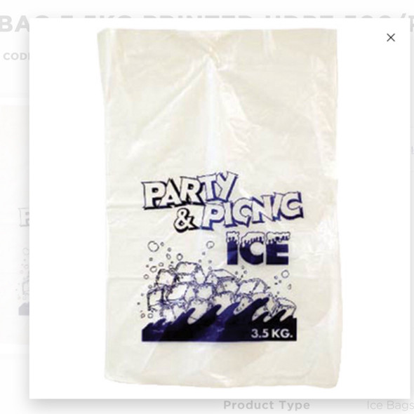 Ice Bag 3.5kg Printed pack 500