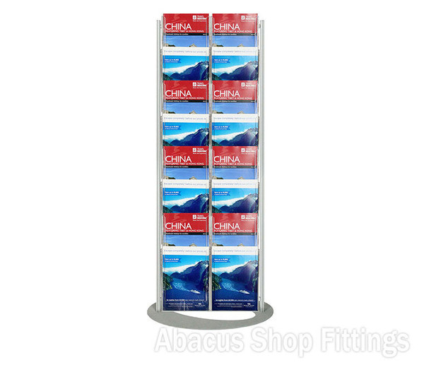 BROCHURE FOYER - 16 A4 HOLDERS SMALL LOBBY STAND