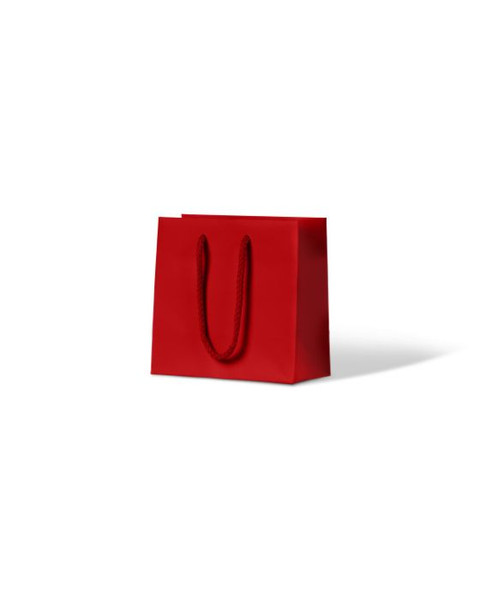 Laminated Matte Emerald Red Paper Bag