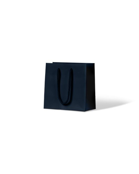 Laminated Matte Emerald Navy Paper Bag