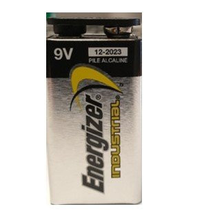 Energizer Industrial 9 volt Battery- Single