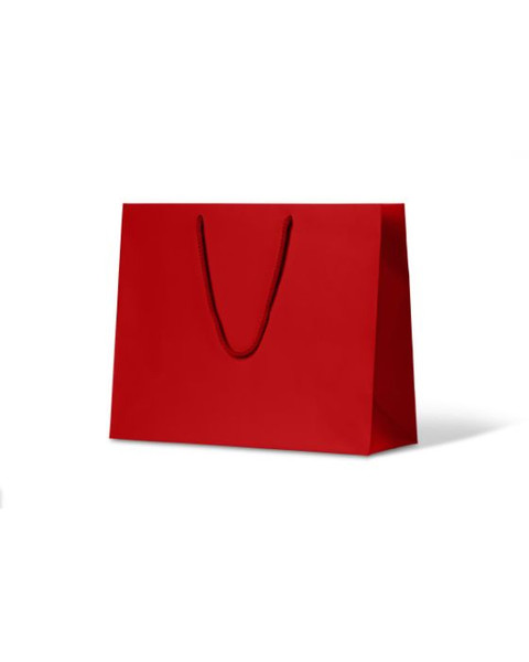 Laminated Matte Madison Red Paper Bag