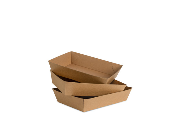 NATURALPAK FOOD TRAY # 3  180 X 134 X 45