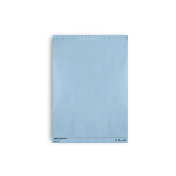 Extra Large Recycled Plastic Mailing Satchel-Blue