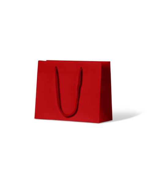 Laminated Matte Petite Red Paper Bag