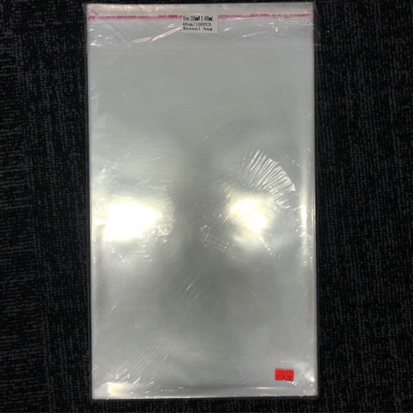 Resealable Cello Bags 250mm X 400mm 100PC