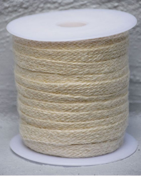 Woven Jute 10mm X 25mtrs Off White