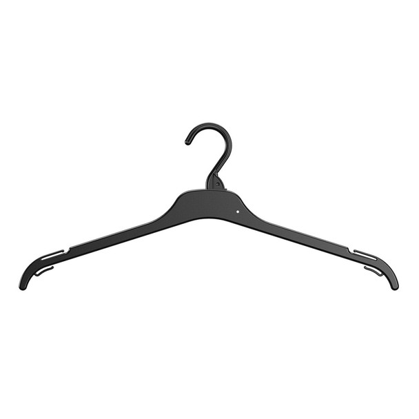 Plastic Top Hanger Black 460mm Wide (Box of 500)