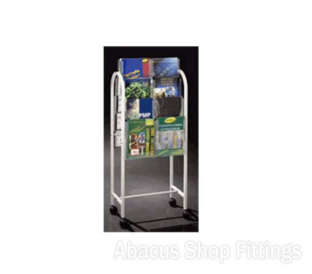BROCHURE TROLLEY- 16 A4 HOLDERS