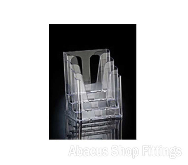 4 TIER A4 BROCHURE HOLDER