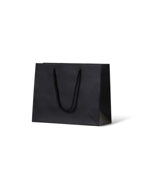 Laminated Matte Emerald Black Paper Bag