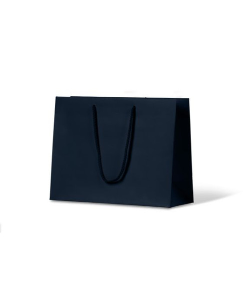 Laminated Matte Ruby Navy Paper Bag