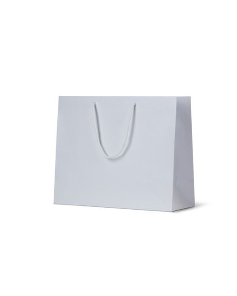 Laminated Matte Madison White Paper Bag