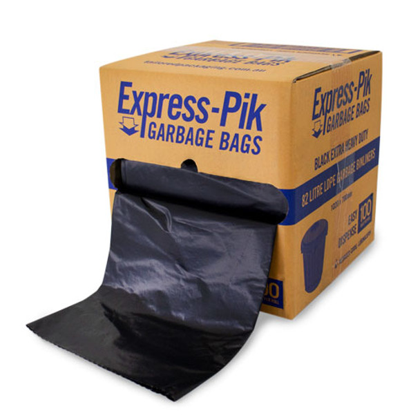 Express-Pik Bin Liners 82L (100 Bags per roll)