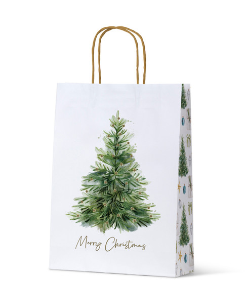 Water Colour XMAS Trees Medium (pack of 10)