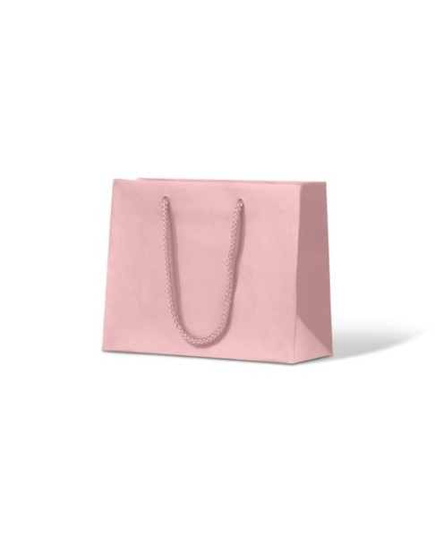 Laminated Matte Petite Pastel Pink Paper Bag