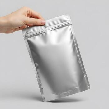 Mylar Stand up Bag with Zipper 250gm
