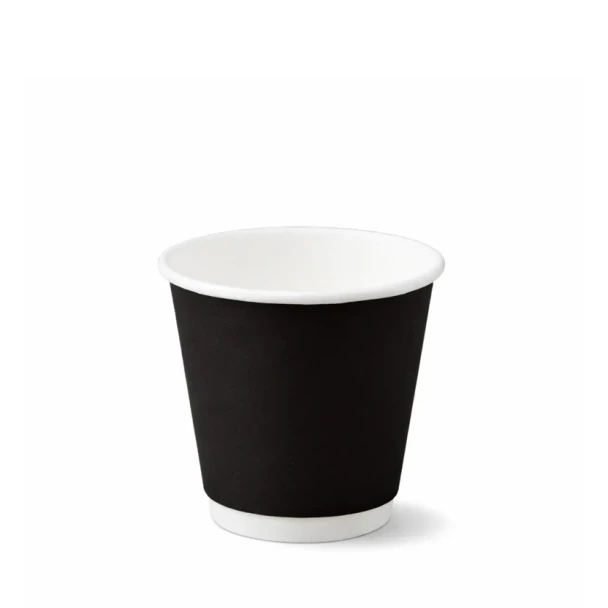 NatPak BLACK Double Wall 8oz Hot Cup - 500ctn